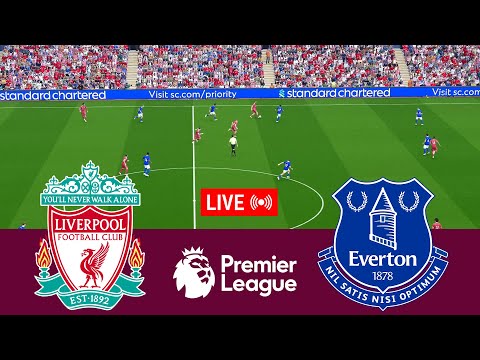 [LIVE] Liverpool vs Everton Premier League 25/26 Full Match - Video Game Simulation