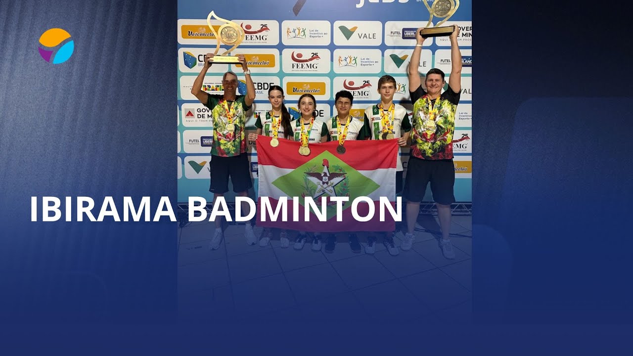 Equipe de badminton de Ibirama leva Santa Catarina ao pódio 🏆
