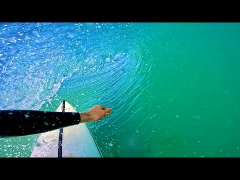 EARLY MORNING GLASS OFF SURF AT MANLY BEACH (RAW POV)