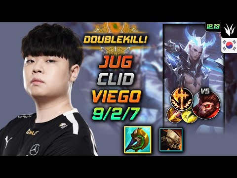 클리드 정글 비에고 신파자 정복자 - Clid Viego Jungle vs Wukong - 롤 KR 12.13