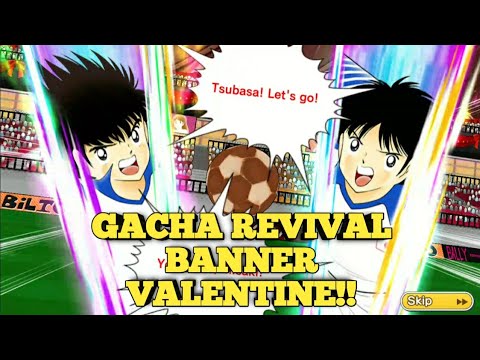 Gacha 180 Dreamballs Step Up 1 - 4  "Revival Banner Edition Valentine" - Captain Tsubasa Dream Team