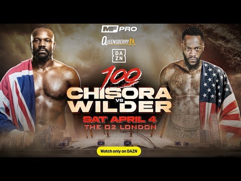 LIVE! - DEREK CHISORA v DEONTAY WILDER - FULL LONDON PRESS CONFERENCE (UNCUT)