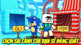 Nếu Bạn Chọn Sai Cửa Bạn Sẽ Đăng Xuất Trong Minecraft Siêu Bất Ổn 🤣