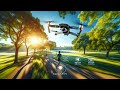 Morning Walk in Stacy Park 😲 DJI Mini 4 Pro Tracking and 360 Circulating Test