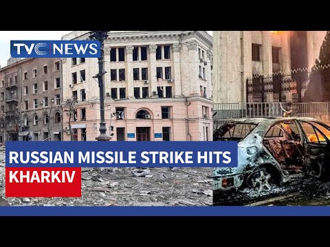 Russian Missile Strike Hits Kharkiv