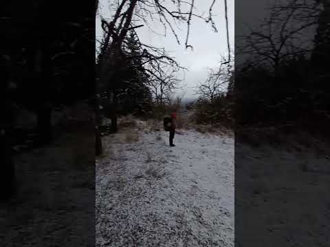 Si en el camino hay #nieve la #cumbre esta LLENA #trekking CURRUMAHUIDA #invierno 2024 #short #real