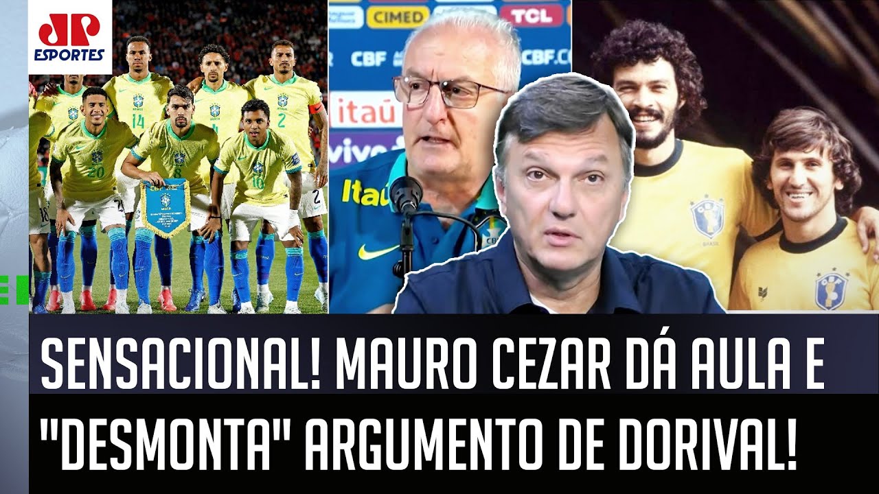 "ISSO É DESCONHECIMENTO HISTÓRICO!" Mauro Cezar DÁ AULA e DESMONTA ARGUMENTO de Dorival na Seleção!
