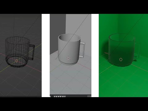 Glassy Perfection in Blender Cup Modeling!