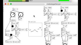 Pure Data jam: melodygetter guitar