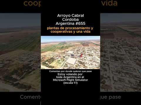 Arroyo Cabral, Cordoba desde el Microsoft Flight Simulator #arroyocabral #cordoba #msfs #joaha45
