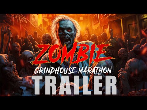 ZOMBIE GRINDHOUSE MARATHON Official Trailer (2025) Horror Movie