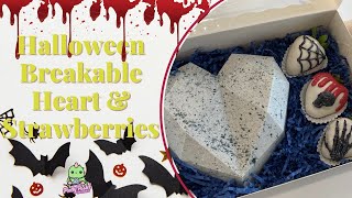 Halloween Breakable Heart & Chocolate Covered Strawberries | Episode 5 | Step By Step Tutorial
