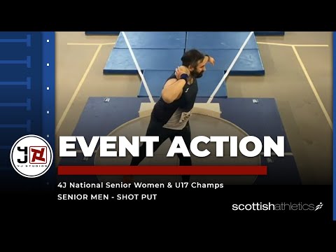 EVENT ACTION | 4J National Senior & U17 Champs - Senior Men's Shot Put