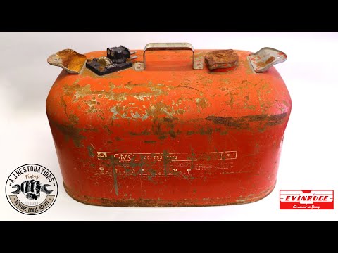 OMC 6 Gallon Marine Gas Fuel Tank Restoration.