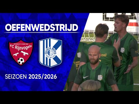 𝗚𝗢𝗔𝗟𝗦 FC Rijnvogels - Quick Boys | Oefenwedstrijd