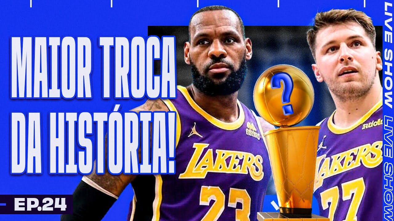 LUKA DONCIC É DO LAKERS! AD É DO MAVERICKS! TUDO SOBRE A MAIOR TROCA DA HISTÓRIA NO #CENTRALLIVESHOW