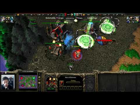 RoboGoblin vs JohnnyCage - WarCraft 3 - ALL THE RANDOM! - WC3277