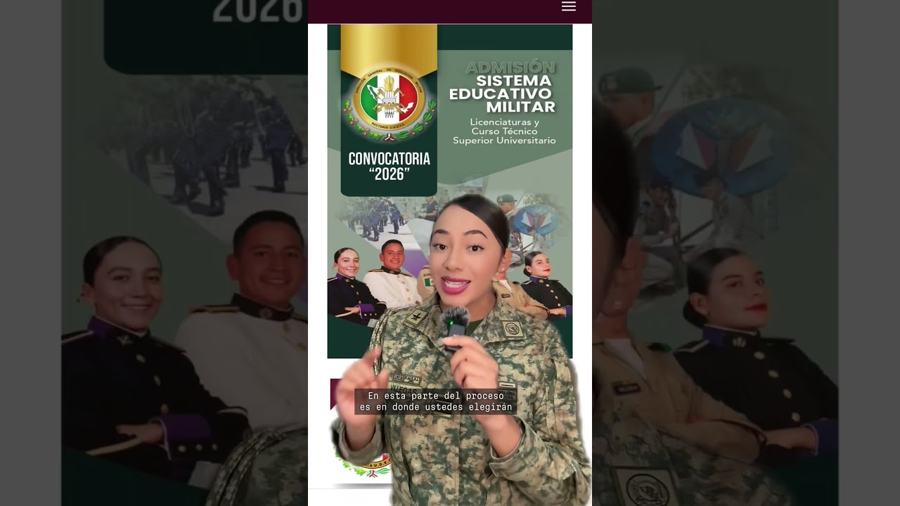 Convocatoria Abierta: Registro en Línea al Sistema Educativo Militar.