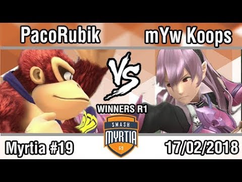 [Smash Myrtia #19] PacoRubik (Donkey Kong) VS Koops (Corrin) [Winners R1]