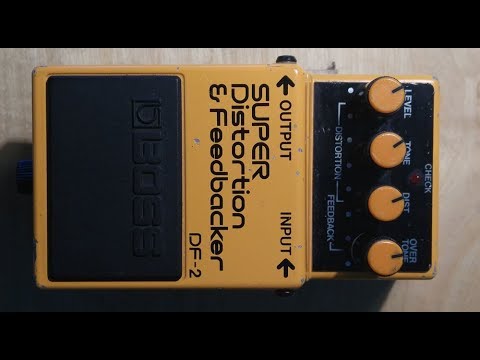 Boss DF-2 footswitch modification