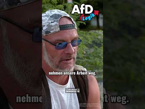 AfDler und Logik ⁉️ Fehlanzeige 🙅‍♂️