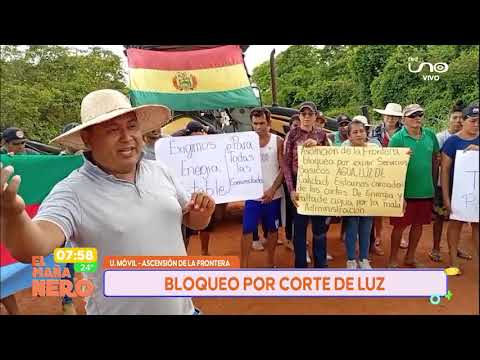 bloqueo en Ascensión de Guarayos