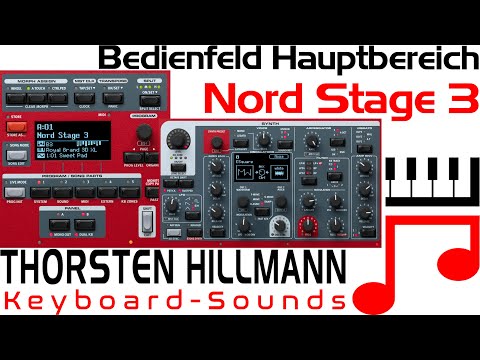 Beginner Tutorial Nord Stage 3, Control Panel Main Part Program