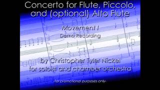 Concerto for Flute, Piccolo, and Alto Flute - Movement 1