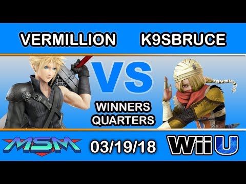 MSM 138 - Vermillion (Cloud) Vs. K9sbruce (Sheik) Winners Quarters - Smash 4