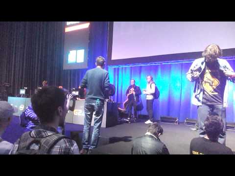 Dreamhack Bucharest 2015 - Starladder 12 - Day 1 - Secret vs. MY - teams entering the stage