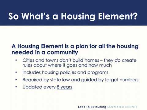 What's a Housing Element and How It Works