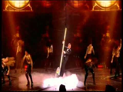 Dermot O'Leary's Entrance from the Wembley Arena Roof - The X Factor 2013 Final