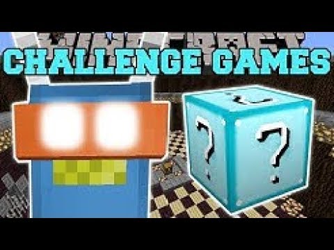 POpularMMOs Pat And Jen  Minecraft: ROBOT TED CHALLENGE GAMES - Lucky Block Mod - Modded Mini-Game