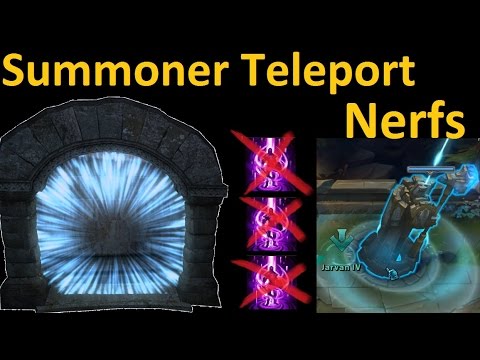 Teleport Nerfs - Pawnce Extracts Some Concessions