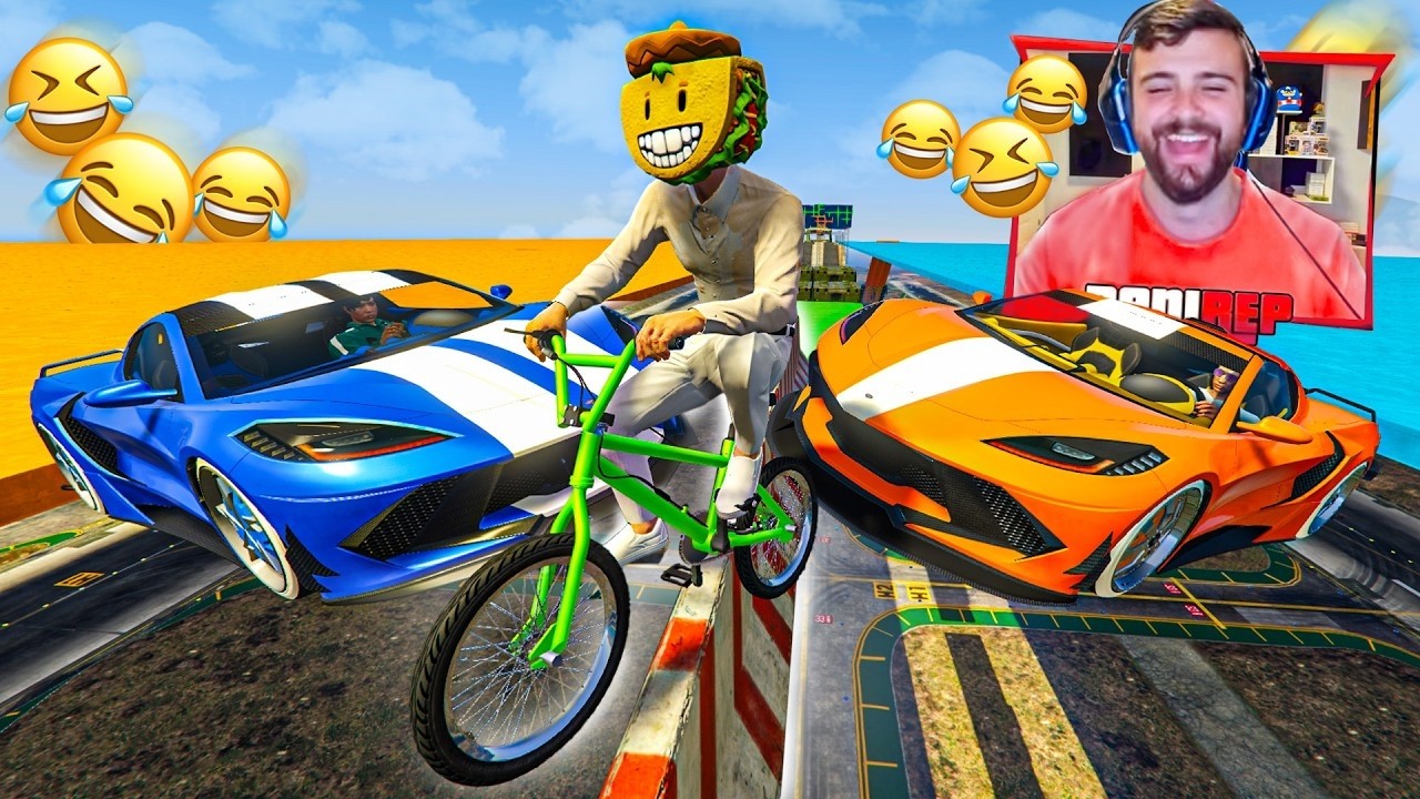 CORRE O TE ATROPELLO PERO NO PUEDO PARAR DE REIR! - GTA 5 ONLINE