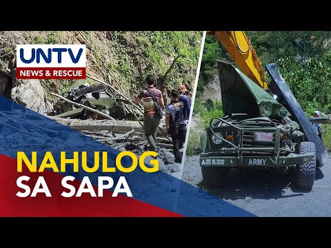 3, patay; 6, sugatan matapos mahulog ang truck ng sundalo sa New Bataan, Davao de Oro