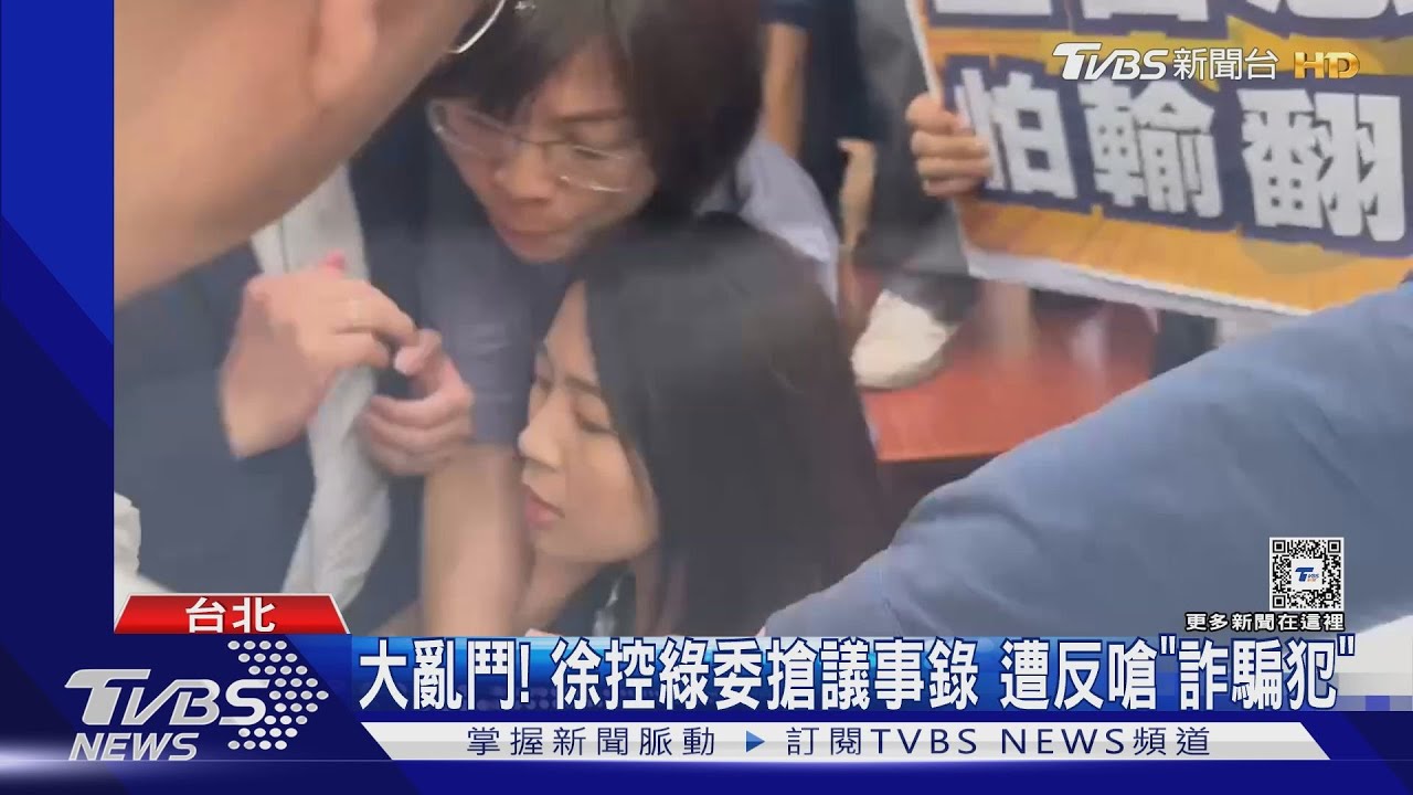審選罷法綠突襲 徐巧芯、王美惠「肉搏戰」