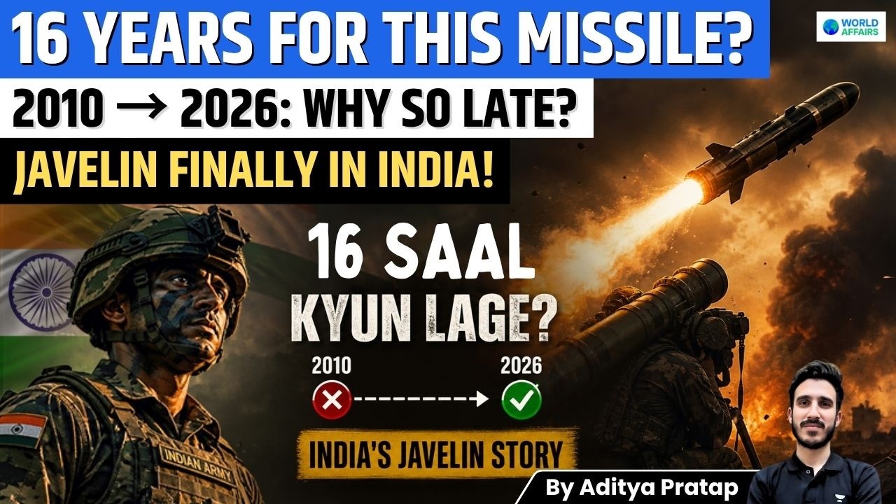 India’s Javelin Missile Deal Explained: Why It Took 16 Years