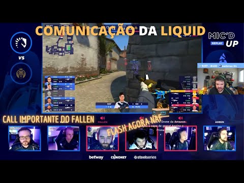 Comunicação da Team Liquid com CALL IMPORTANTE do FALLEN PRA JOGADASSA DO Stewie2K