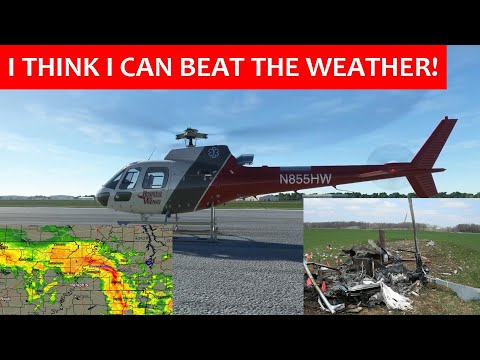 Medical Helicopter Crash | Tries to "Beat the Storm." The fateful story of Hospital Wing N855HW (16)