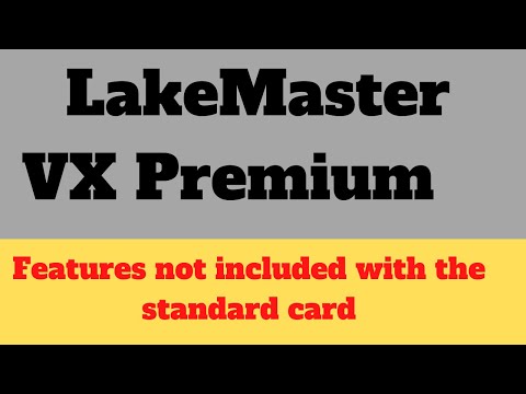 LakeMaster VX Premium Features #fishing