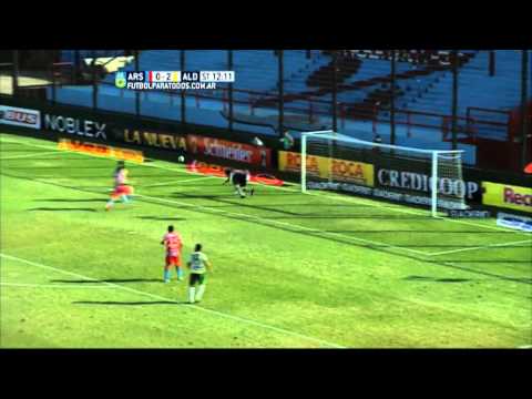 Andrada en dos oportunidades. Arsenal 0 - Aldosivi 2. Fecha 7. Primera División 2015. FPT.