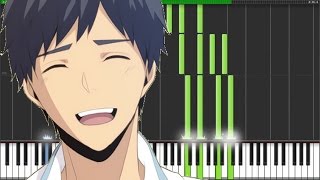[ReLIFE OP] "Button" - PENGUIN RESEARCH (Synthesia Piano Tutorial) [w/ Free MIDI + Sheets DL]