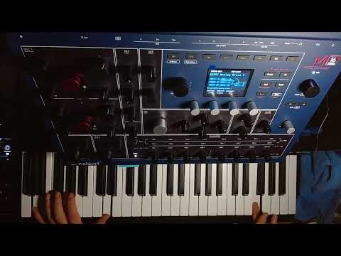 Waldorf M 16 Voice Synthesizer and Osmose play time