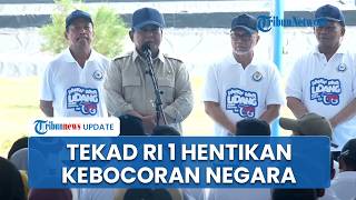 Pimpin Panen Raya Udang di Kebumen, Prabowo Tekankan Tekadnya Hentikan Kebocoran Kekayaan Negara