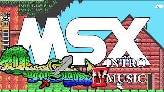 Dragon Slayer IV MSX 60 Hz Music Intro