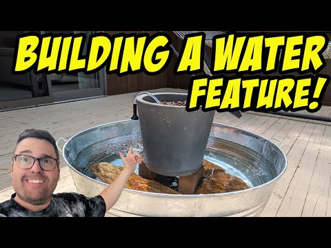 We Added a Solar Fountain to the Deck — It’s Awesome!