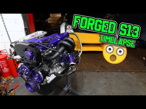 Forging Lee Lockwood's S13 CA18DET - Engine Build Timelapse!