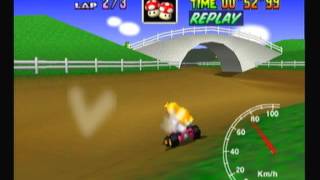 Mario Kart 64 - Moo Moo Farm 1lap 28"50