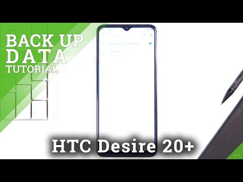 How to Allow Google Backup in HTC Desire 20+ - Create Google Backup Account